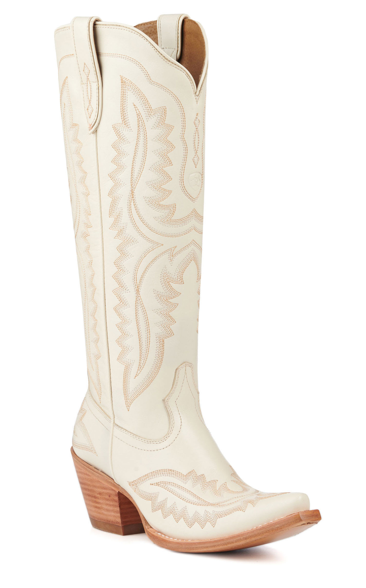 Ariat Women's Casanova Blanco White Snip Toe Tall Cowboy Boots - 9.5xB - From Cavender's | Cavender's