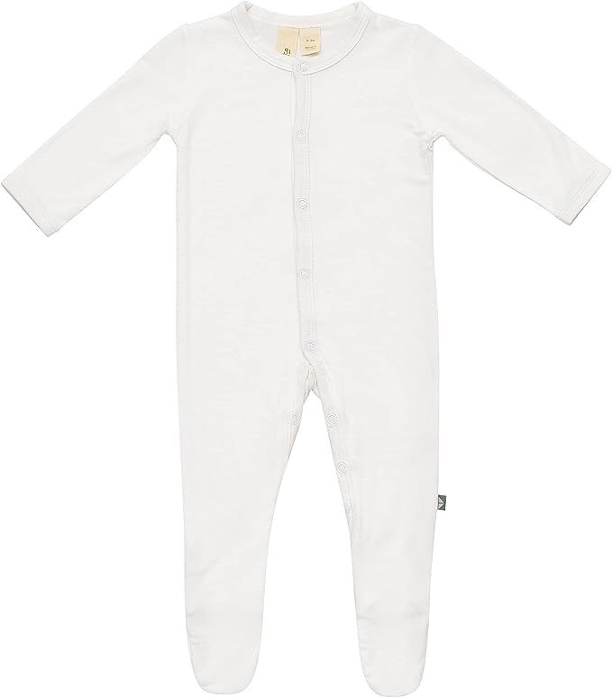 KYTE BABY Soft Bamboo Rayon Footies, Snap Closure, 0-24 Months, Solid Colors | Amazon (US)