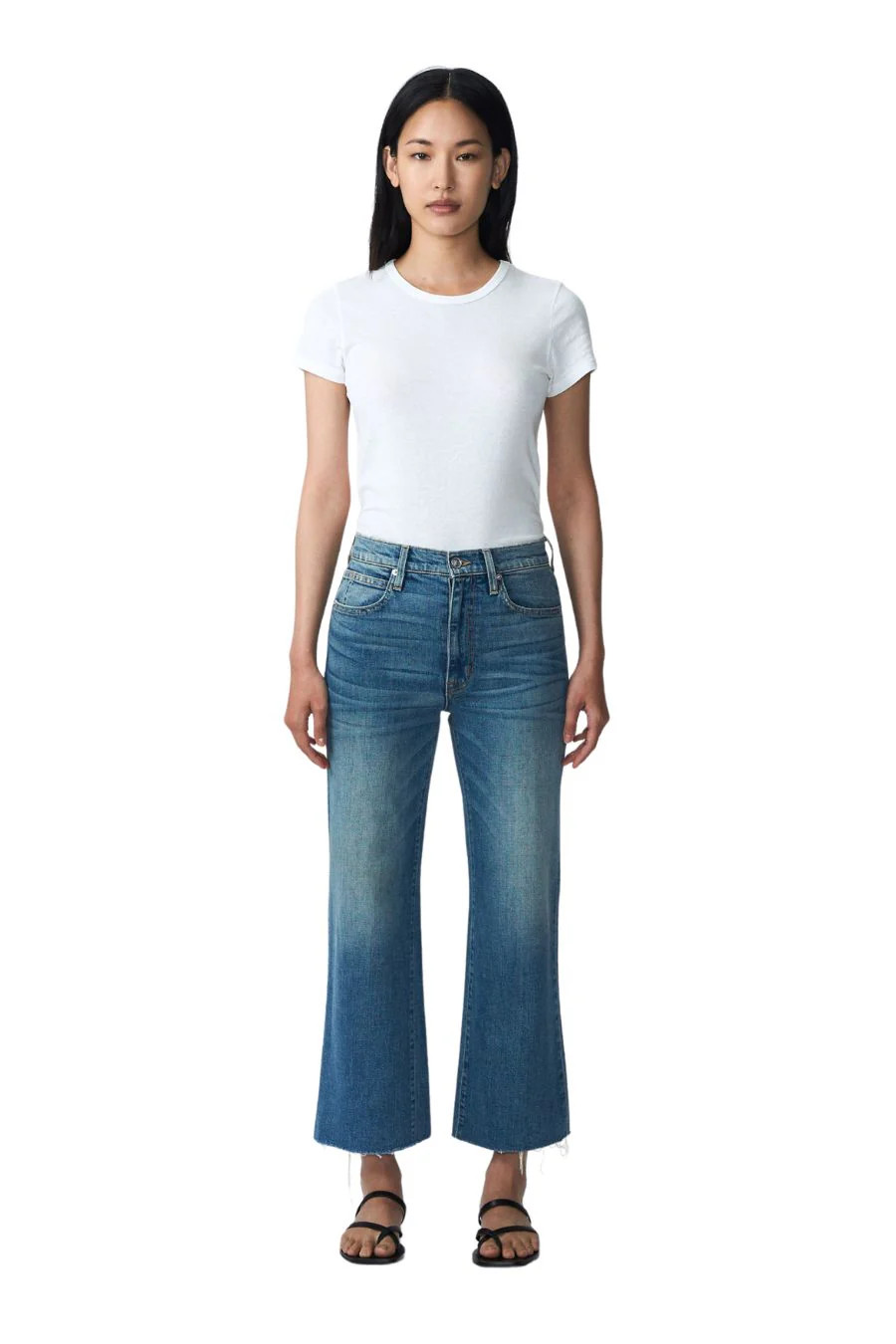 Grace Crop in Blue Bird | Bunny & Babe