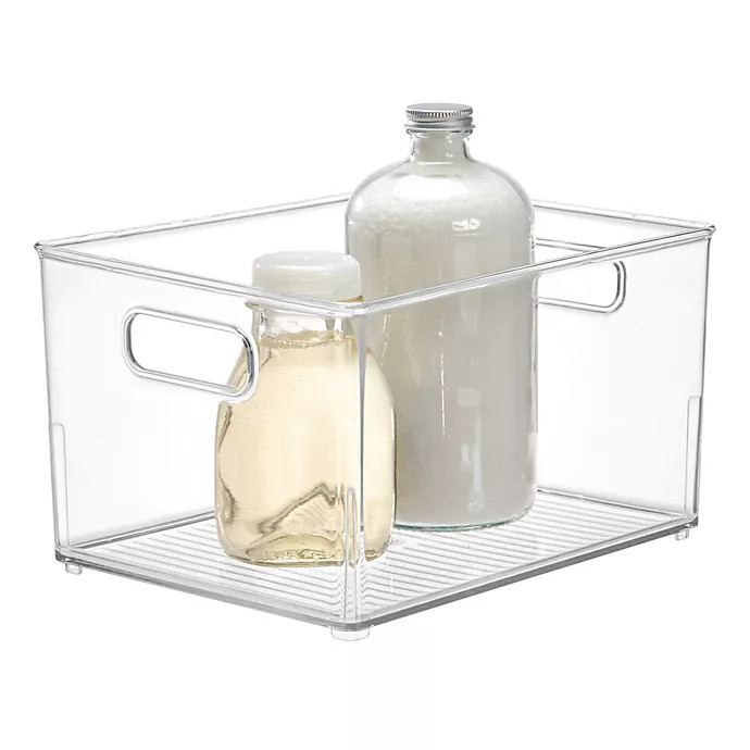 iDesign® Small Bath Bin | Bed Bath & Beyond | Bed Bath & Beyond