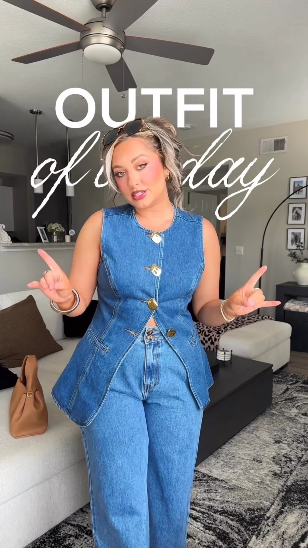 The cutest pre fall all denim outfit! Wearing a medium in the top and large/US10 in the bottoms.

#LTKMidsize #LTKFindsUnder50 #LTKStyleTip