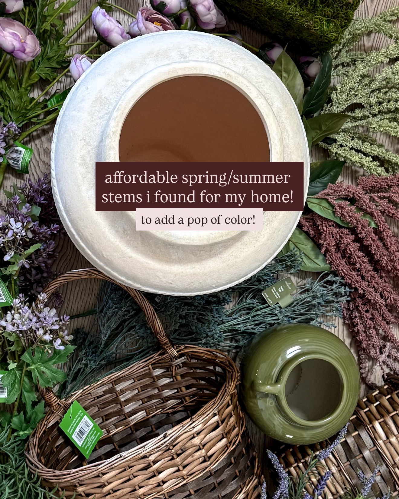 spring home decor realistic looking florals that are on sale and affordable! 

#LTKSeasonal #LTKHome #LTKdayinmylife