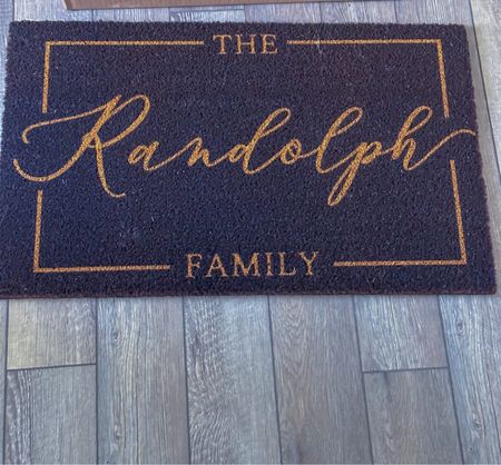 Got this custom door mat for our front porch area 🙌🏾☺️ I did the standard 18x30". Home Decor | Etsy Shop | Welcome Mat

#LTKfindsunder50 #LTKhome