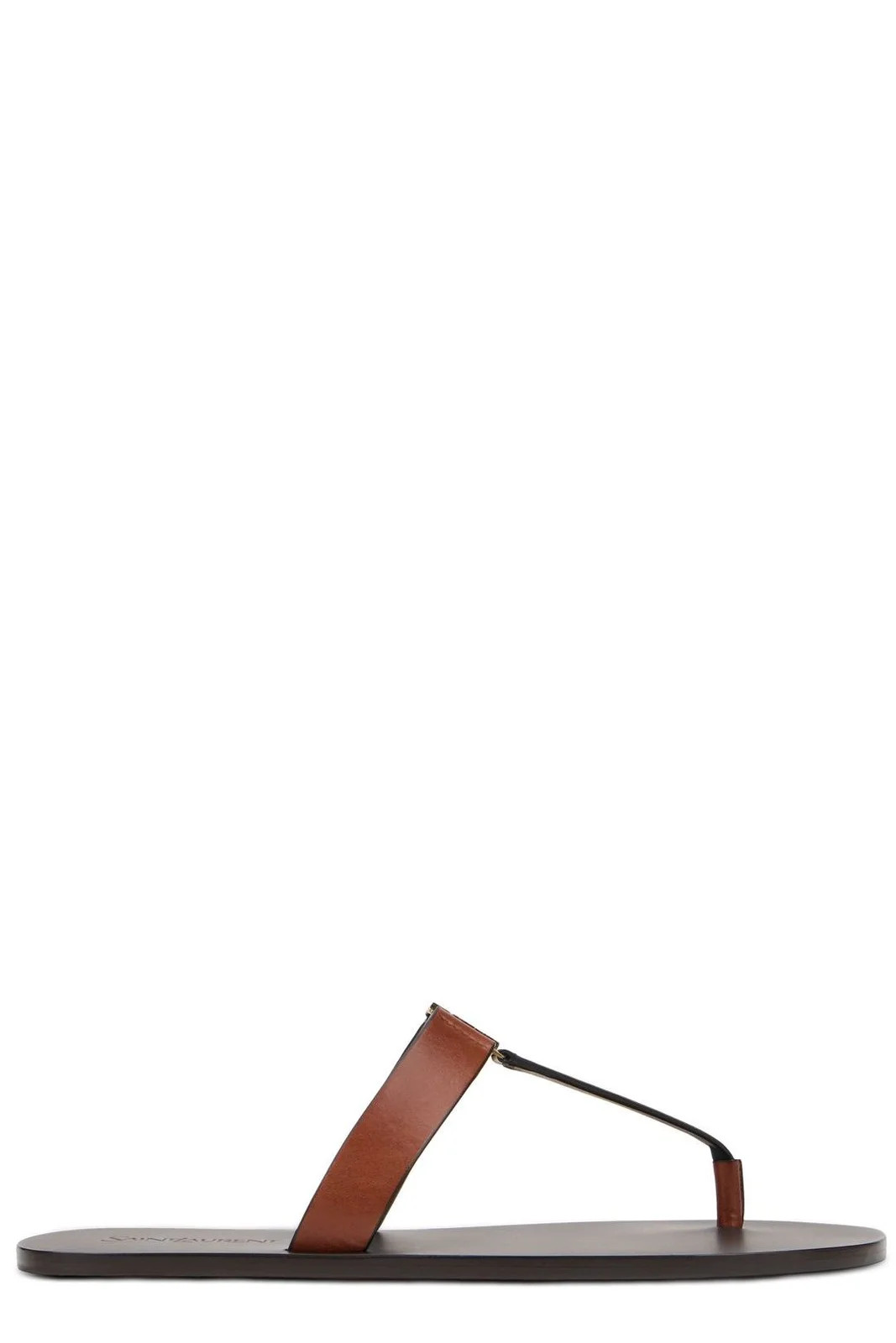 Saint Laurent Babylone Thong Flat Sandals | Cettire Global