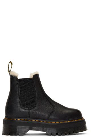 Black 2976 Quad FL Boots | SSENSE 