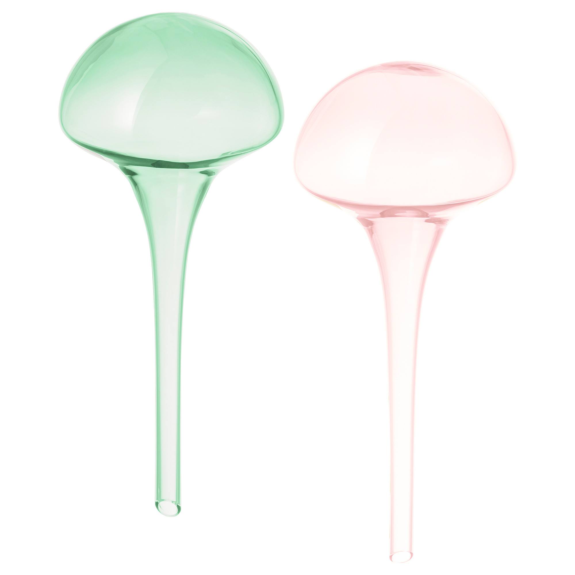 DOFTRIPS Self-watering insert, glass/pink green, 14 oz | IKEA US