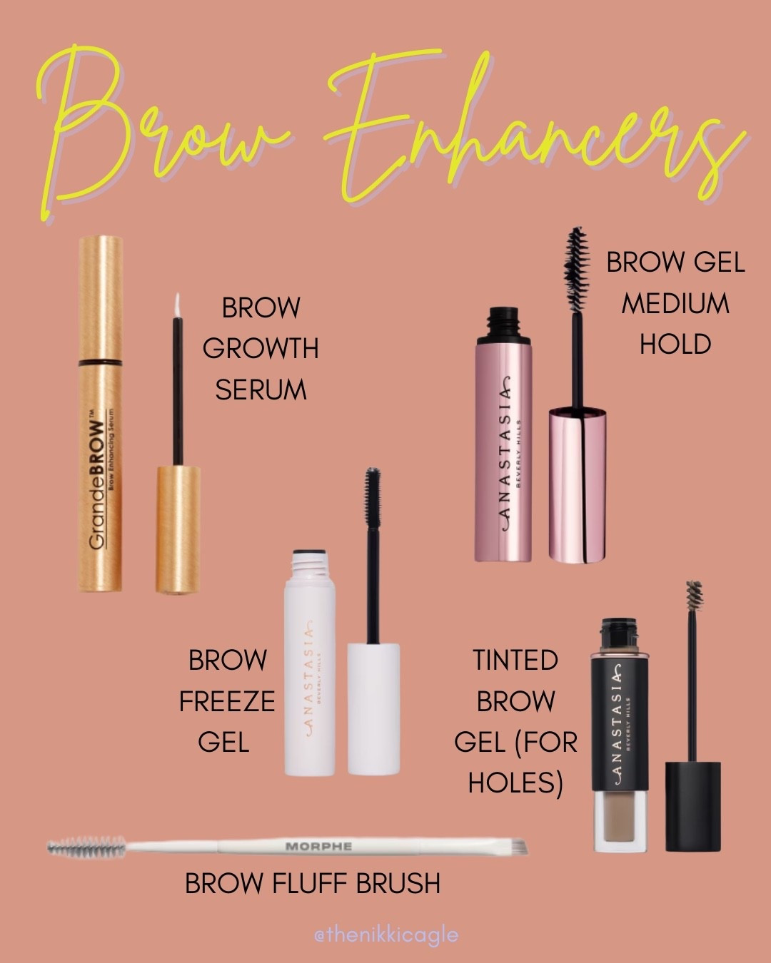 Brow enhancers that helped my 90s eyebrows bounce back! Brow freeze gel, tinted brow gel, brow growth serum, and brow freeze gel (my fave!!).

Beauty products. Eyebrow products.

#LTKBeauty #LTKFindsUnder50 #LTKStyleTip