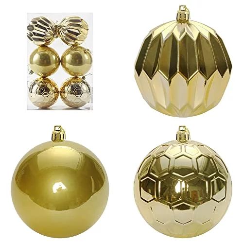 MoonXmas Large Christmas Ball Ornaments Set, Shatterproof Decorations for Xmas Tree, Home Decor f... | Walmart (US)