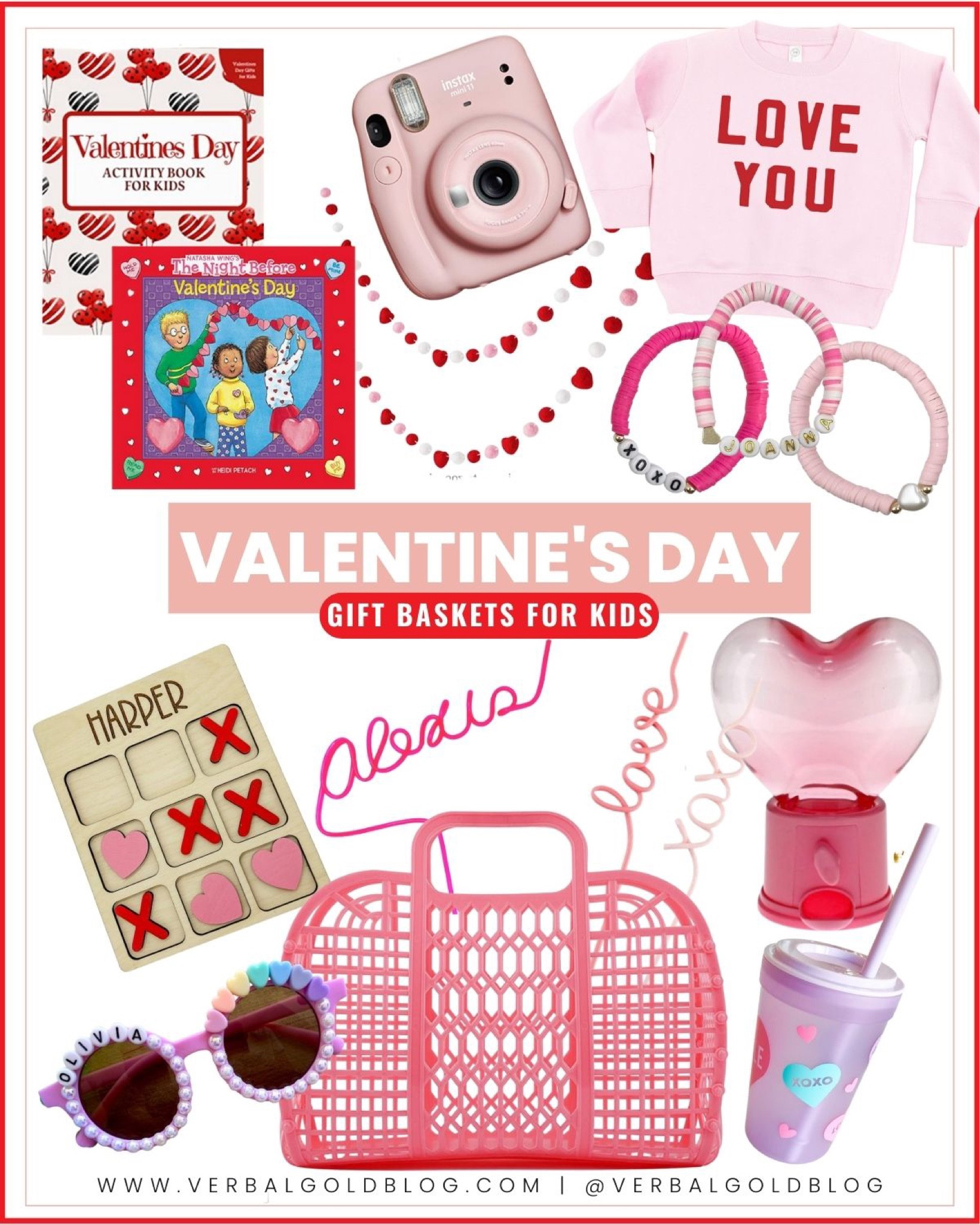 Valentine’s Day gifts for girls - toddler girl valentines - kids Valentine’s Day gift baskets for kids - baby girl Valentine’s Day tops - Valentine’s Day books and games 



#LTKbaby #LTKkids #LTKSeasonal