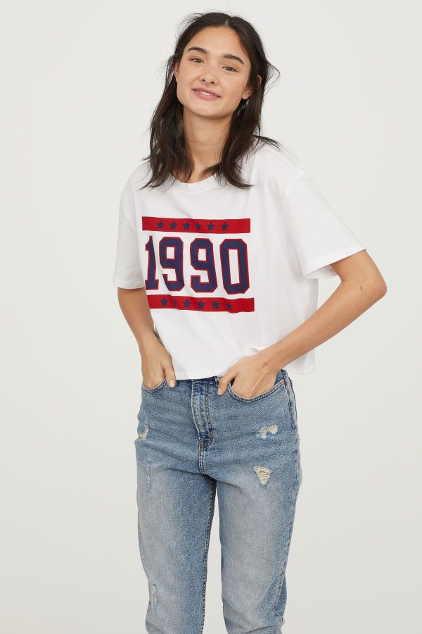 H&M Short T-shirt $9.99 | H&M (US + CA)