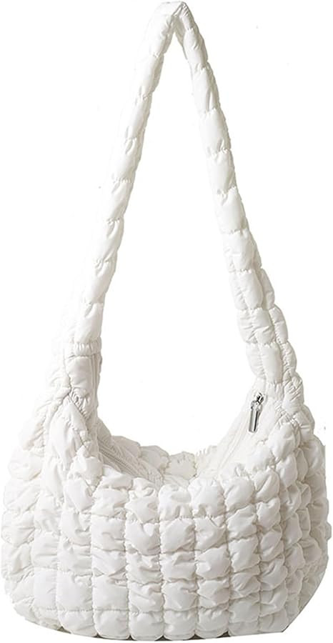 Quilted Tote Bag for Women Puffer Bags Large Padding Shoulder Bag Dumpling Underarm Bag Tote Bag ... | Amazon (US)