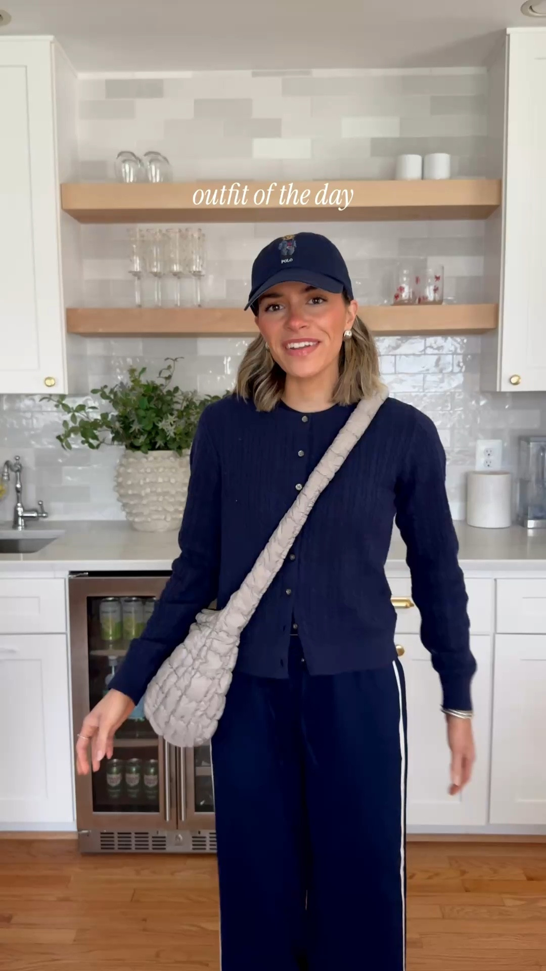 XS pants 
S cardigan 

#LTKootd #LTKdayinmylife #LTKgrwm