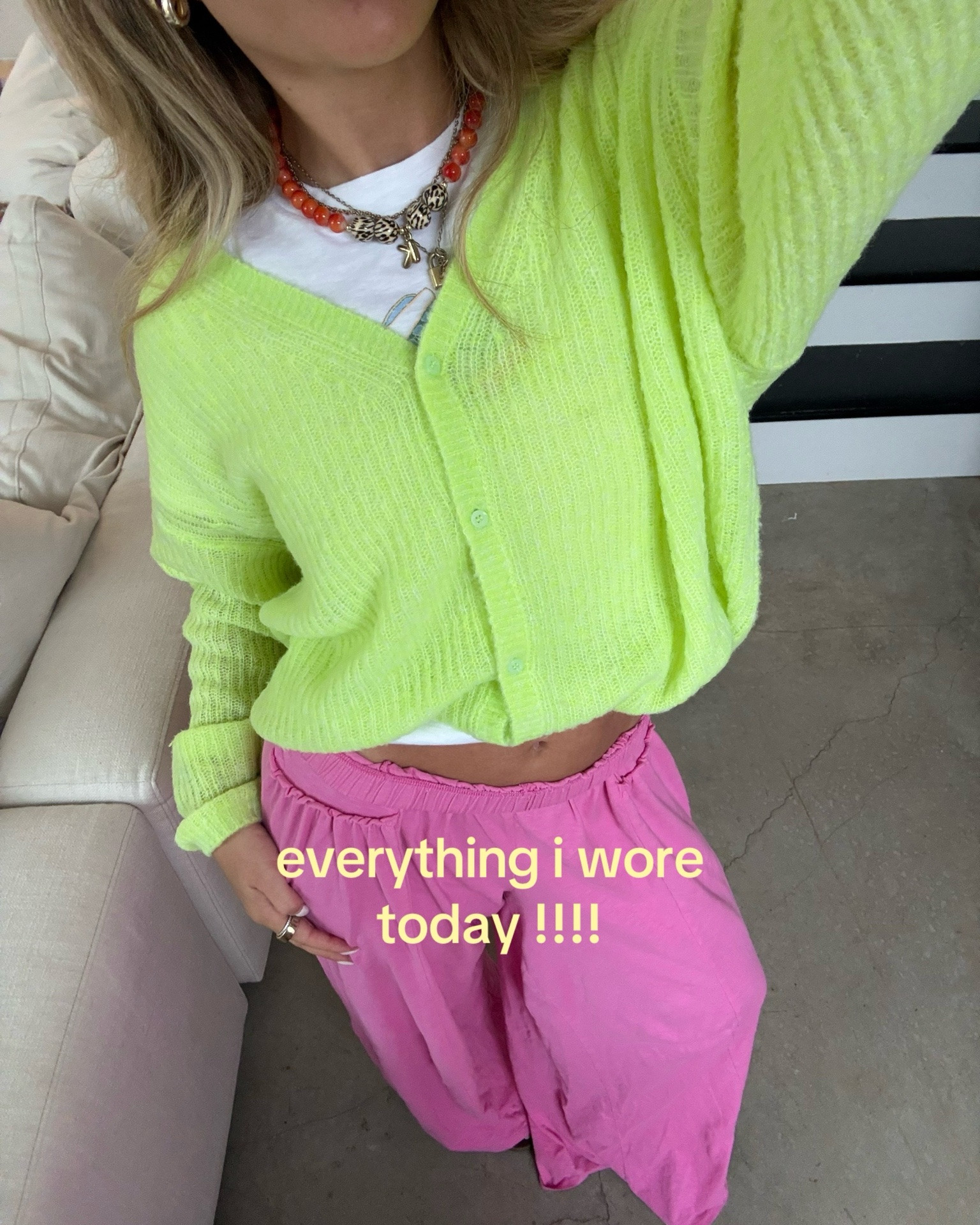 everything i wore today !!! 
sweater- xs/s
pants- xs

#LTKootd #LTKgrwm #LTKU