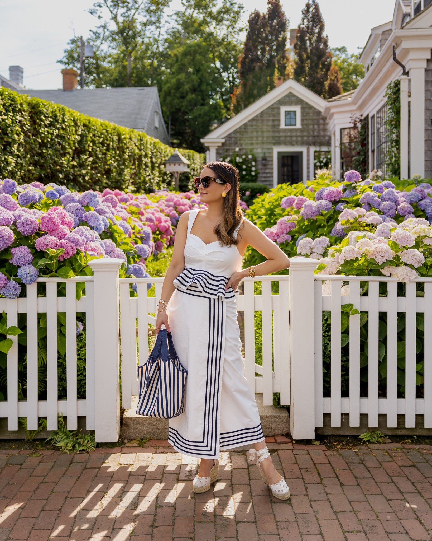 Loving this peplum top and midi skirt set from a new-to-me brand. The perfect white outfit and summer outfit for parties, vacations, and beyond. 

#LTKSeasonal #LTKStyleTip #LTKParties