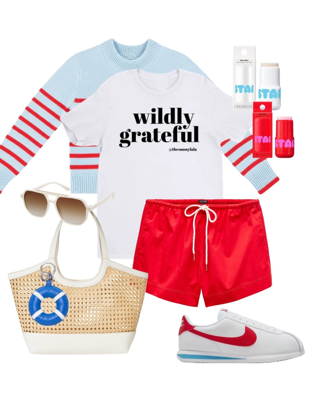 USA All The Way! ✨❤️💙🇺🇸
… styled looks for each of the 4 The Sunny La La label USA All The Way collection tees (available for pre-order through June 10th, email nicole@thesunnylala.com for custom bulk orders)!

Tee available only through The Sunny La La - all accessories linked!

Looks perfect for summer holiday weekends, World Cup excitement and America’s 250th birthday summer!

#LTKdayinmylife #LTKootd #LTKSeasonal