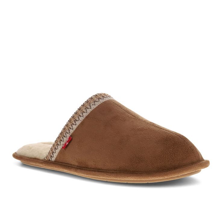 Levi's Mens Milton Nordic Microsuede Scuff House Shoe Slippers | Target