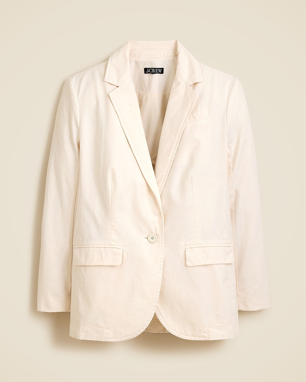 Easy-fit blazer in textured cotton blend | J. Crew US