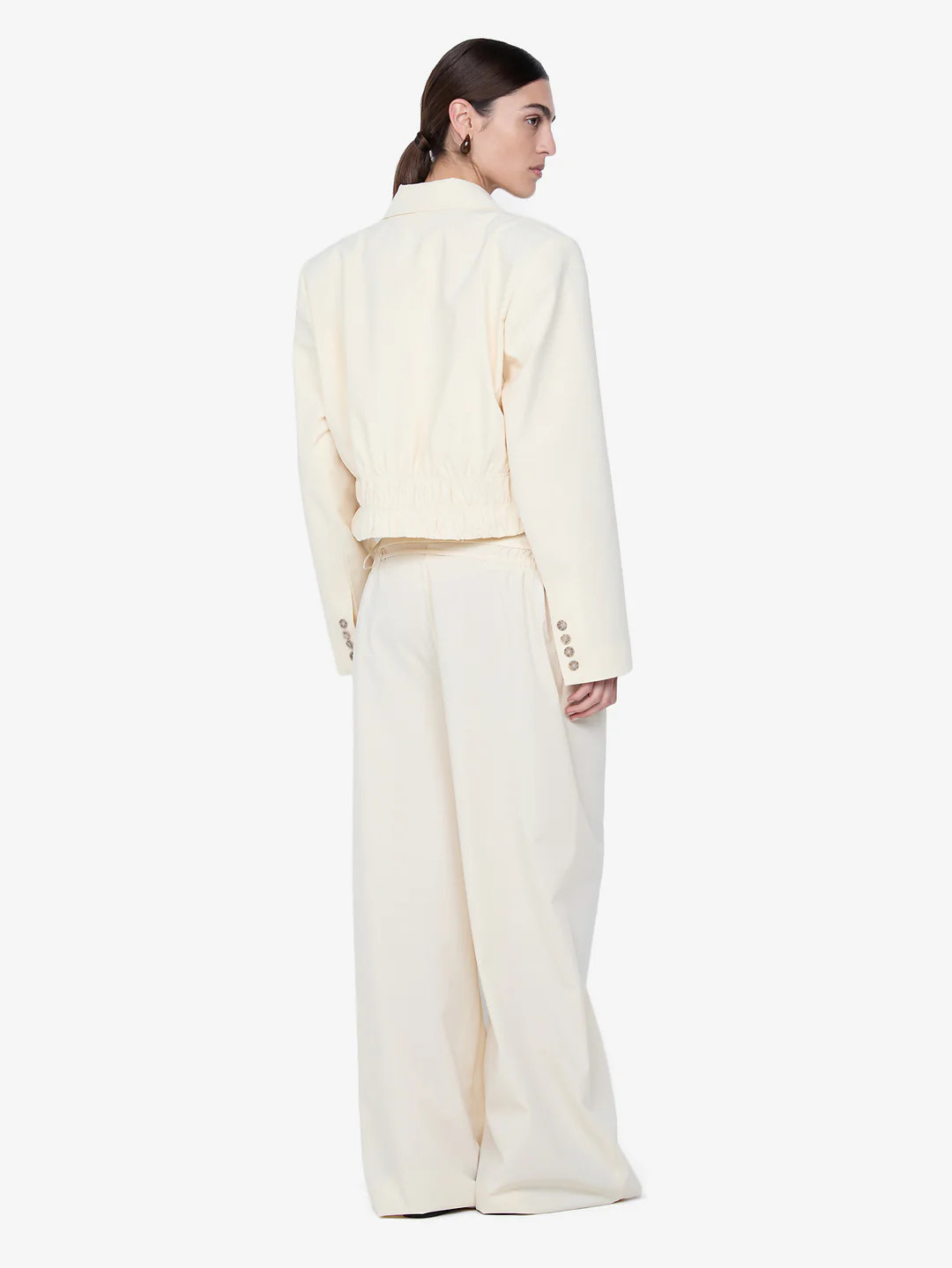 ASTRID CROPPED JACKET - ECRU | Bec & Bridge (Global)