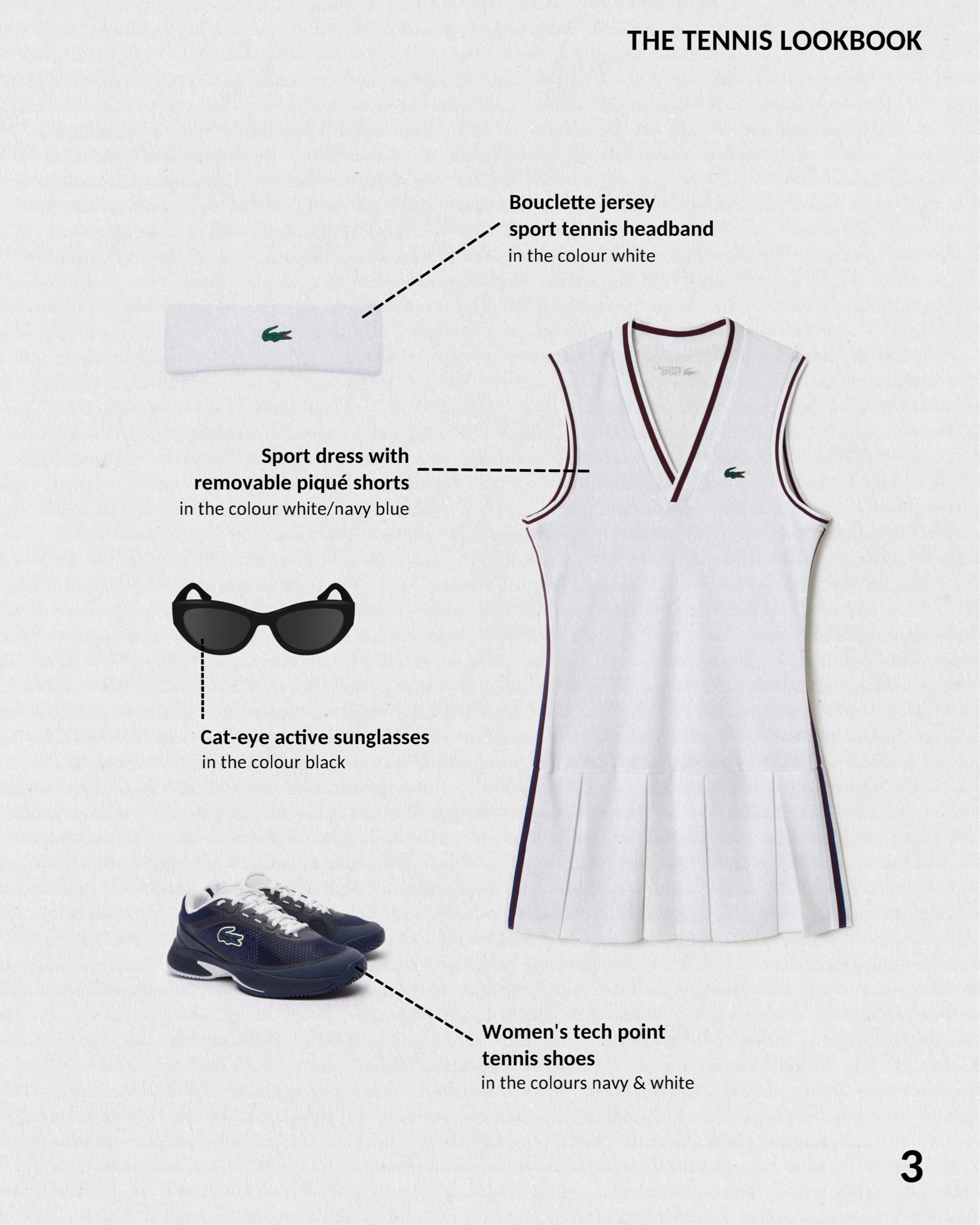 lacoste timeless tennis style: part 3/3 🐊🤍
my personal favourite outfit, a white tennis dress is a classic ☁️


#LTKStyleTip #LTKActive