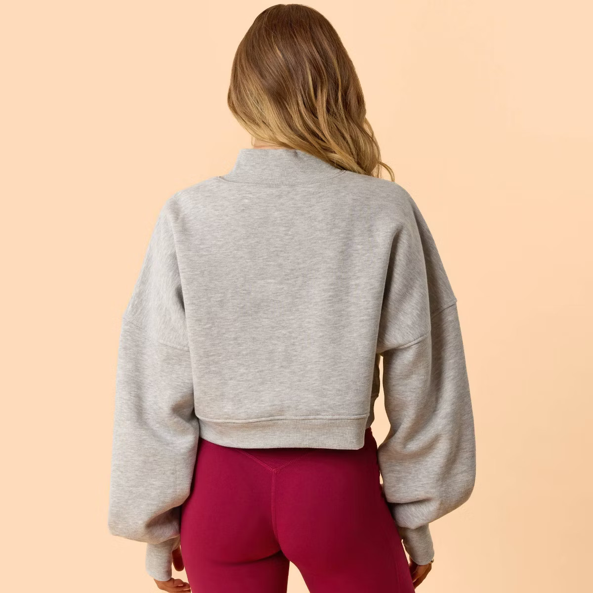 Blogilates Women's Marshmallow Mockneck Sweatshirt | Target