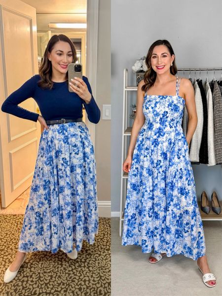 🚨Sale Alert🚨 This gorgeous blue and white floral maxi dress is 20% off💙🤍

Navy sweater (linked same in a different color and similar)
Blue and white floral maxi dress size small, TTS
Allbirds natural white flats size 7, TTS
White sandals size 7, TTS

Spring outfit 
Spring dress 
Baby shower dress 
Vacation outfit 
Floral dress 



#LTKSeasonal #LTKSaleAlert #LTKFindsUnder100