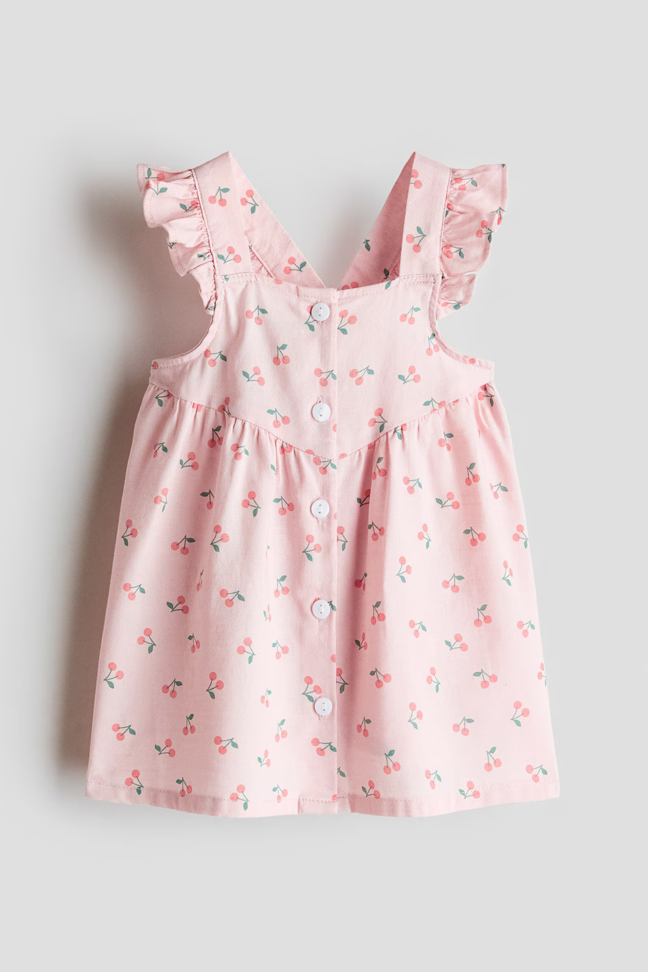 Ruffle-trimmed Cotton Dress | H&M (US, CA, MX)