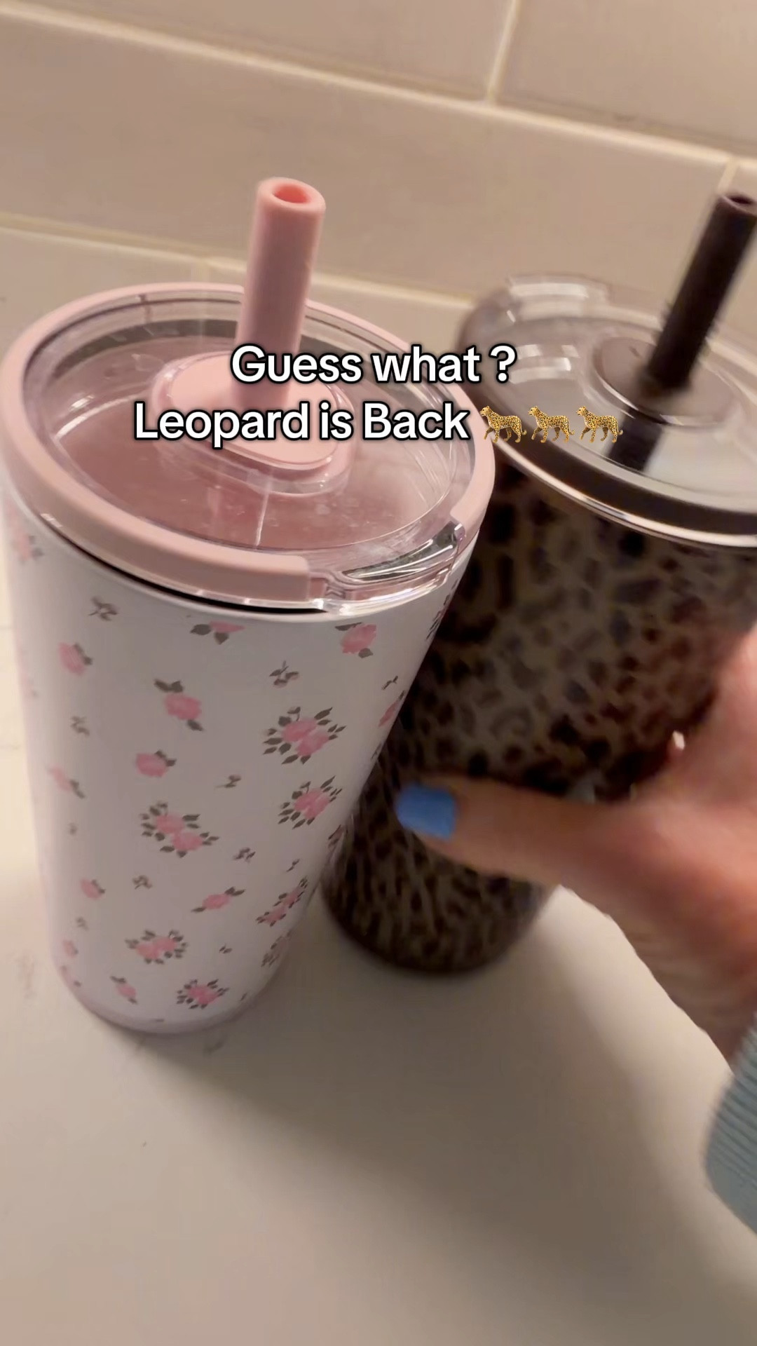 look what’s back !! leopard  print 🐆#hydrojug 

#LTKdayinmylife #LTKHome