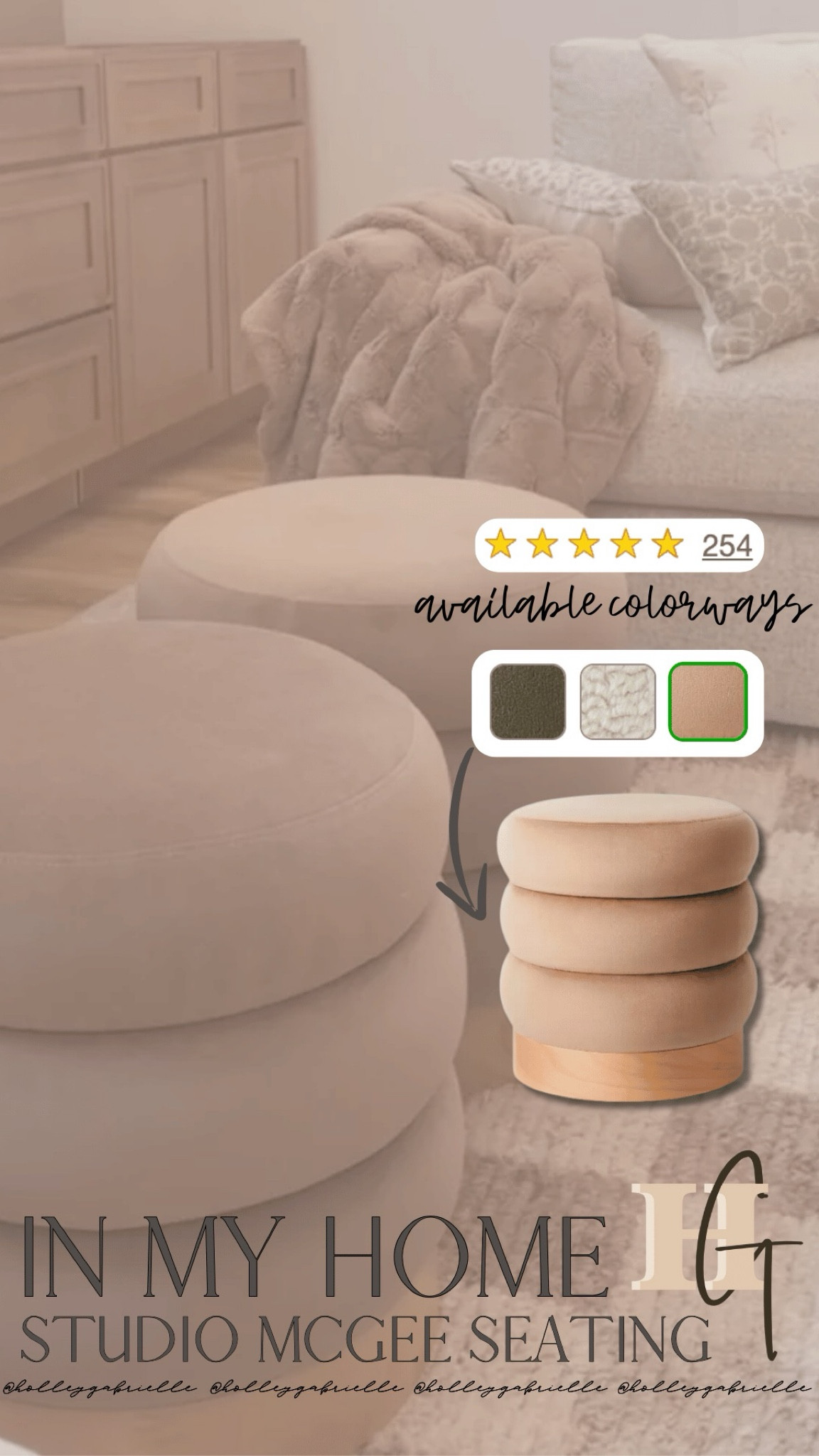 Love these little poufs! They’re perfect for extra seating or throwing your feet up when needed 🤎 & they’re DARLING! Solid target finds! 

Studio McGee home / neutrals / home decor / living room inspo / warm tones / Holley Gabrielle 

#LTKStyleTip #LTKHome #LTKFindsUnder100