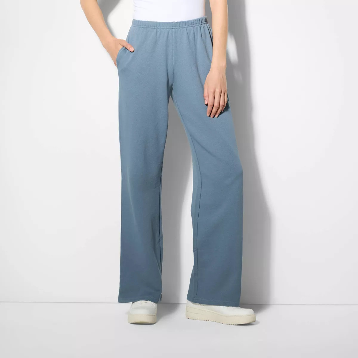 Women's Mid-Rise French Terry Sweatpants - Wild Fable™ | Target