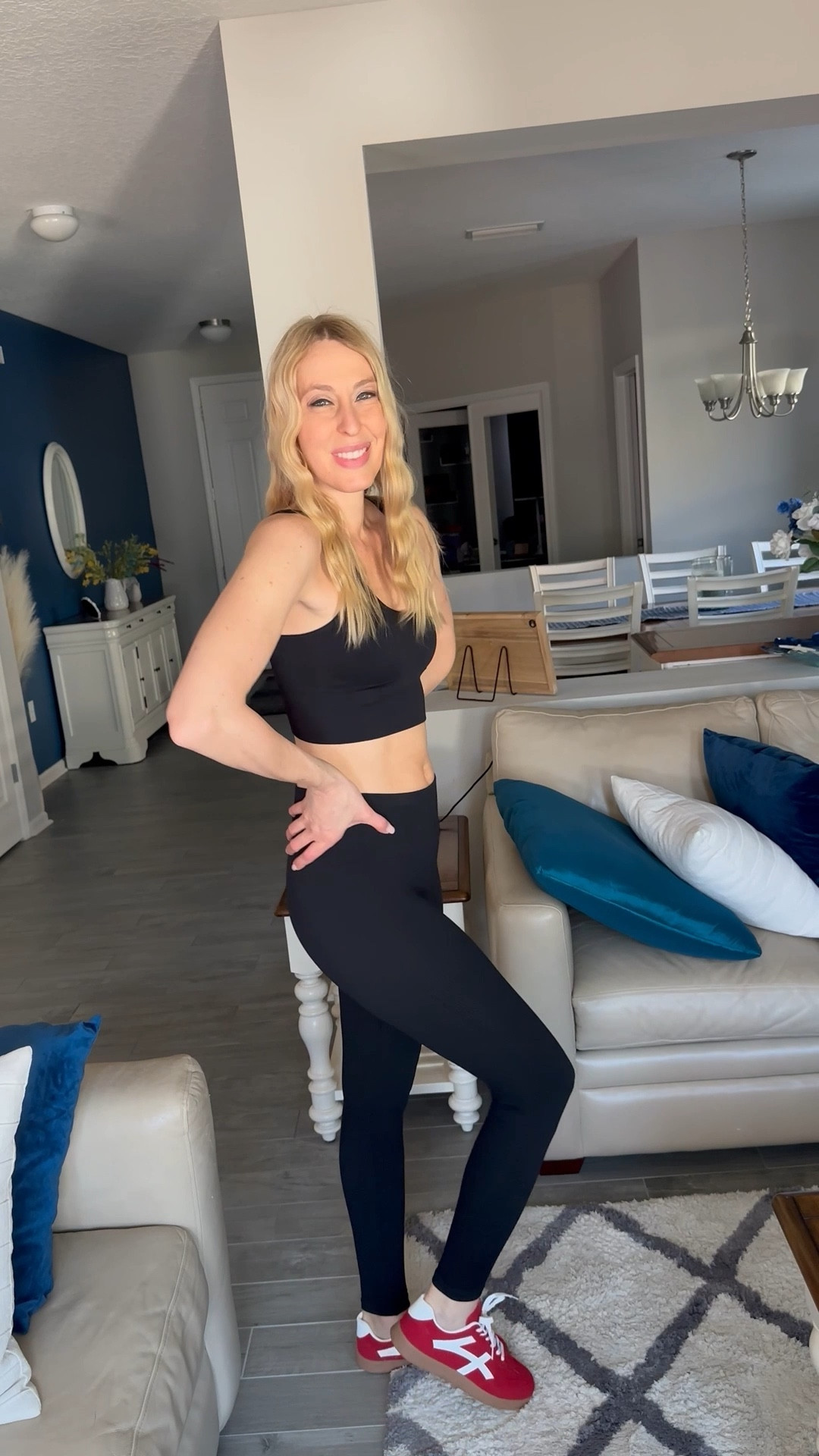 Active wear sets in black
🤍 this comes with 3 pairs of active sets 
🤍 it does have tons stretch 
🤍 fits true to size, wearing size small and I am 5’10”
🤍 SHEIN fashion 

#LTKfitnessgoals #LTKTall