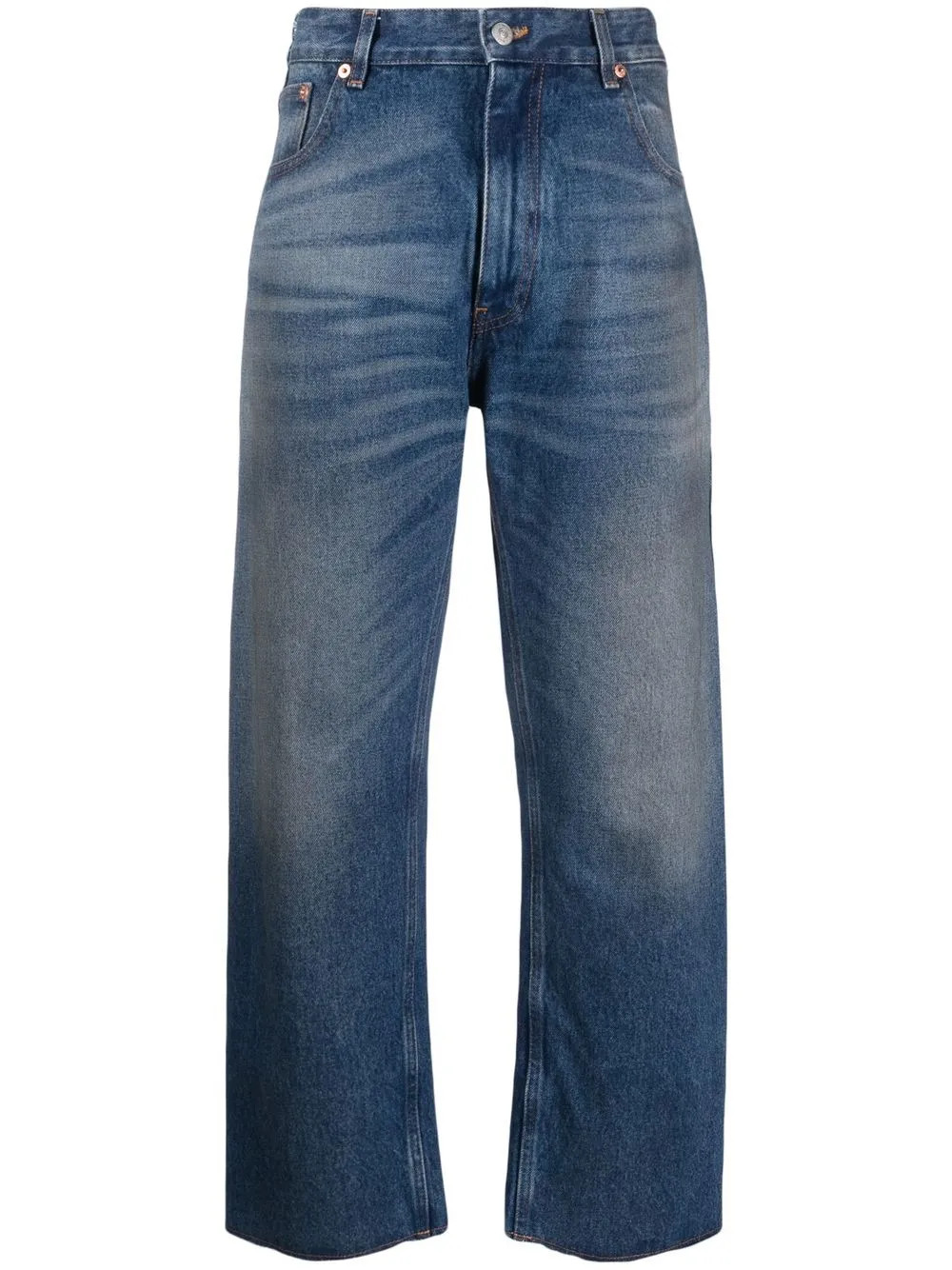 mid-rise straight-leg jeans | Farfetch Global