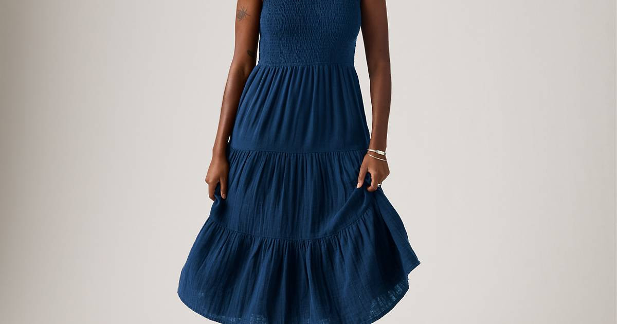 Cely Smocked Midi Dress | Levi's US