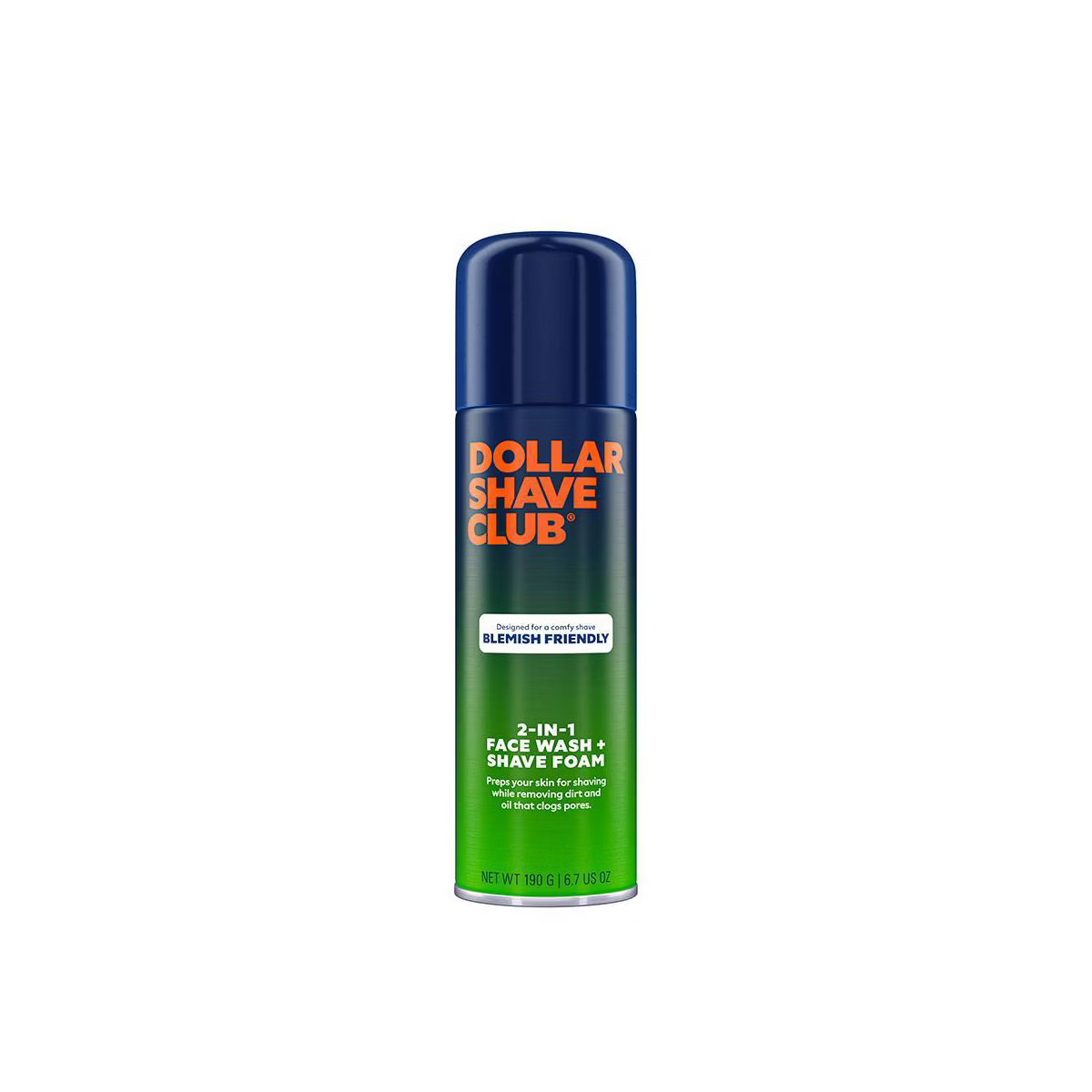 Dollar Shave Club Blemish Friendly 2-in-1 Face Wash + Shave Foam - 6.7oz | Target