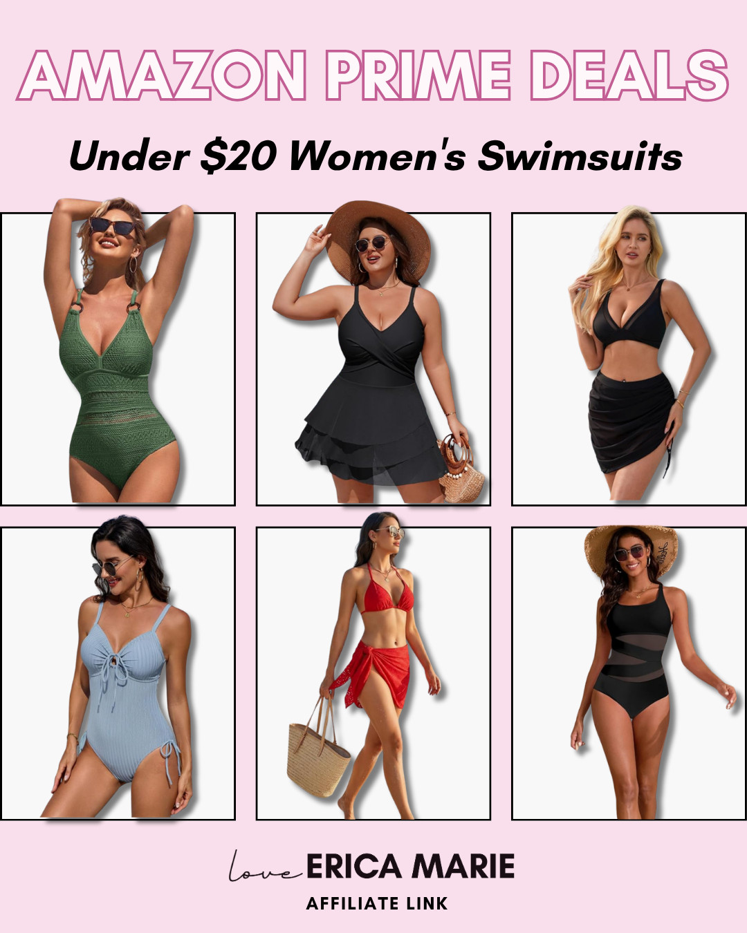 Shop women’s swimsuits under $20 and save on summer essentials. These affordable swimwear finds are perfect for beach days, pool parties, vacations, and weekend getaways. Discover stylish and comfortable options without breaking the budget. 

 #LTKfitnessgoals #LTKSaleAlert #LTKSwim