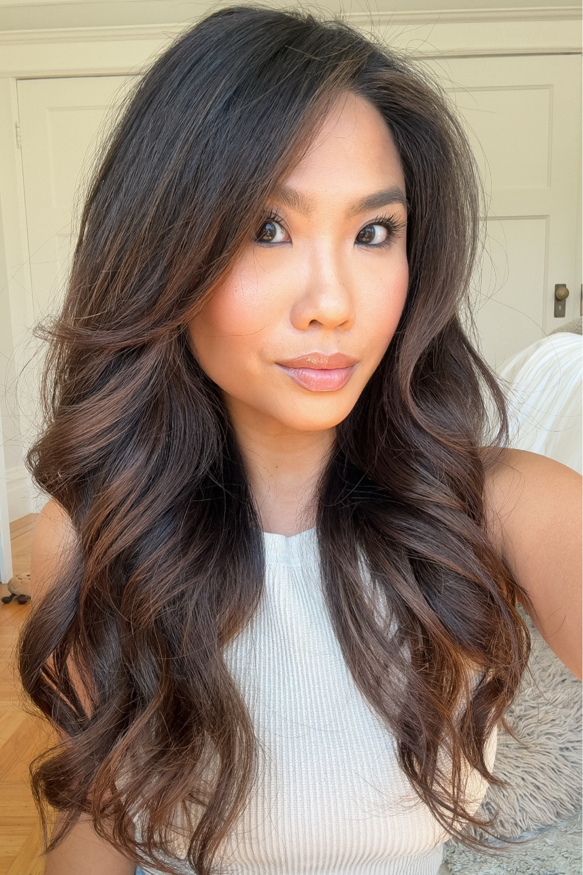 Dyson Airwrap curls with the 1.6 barrel size 🤍

#LTKBeauty