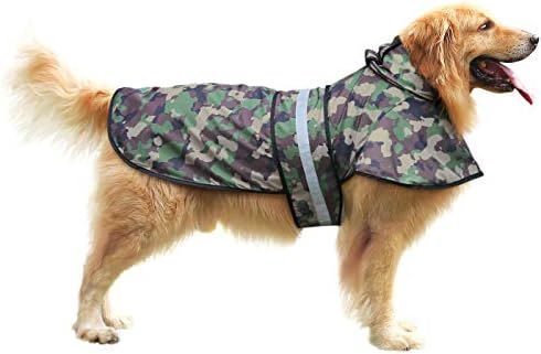 HDE Dog Raincoat Hooded Slicker Poncho for Small to X-Large Dogs and Puppies | Amazon (US)