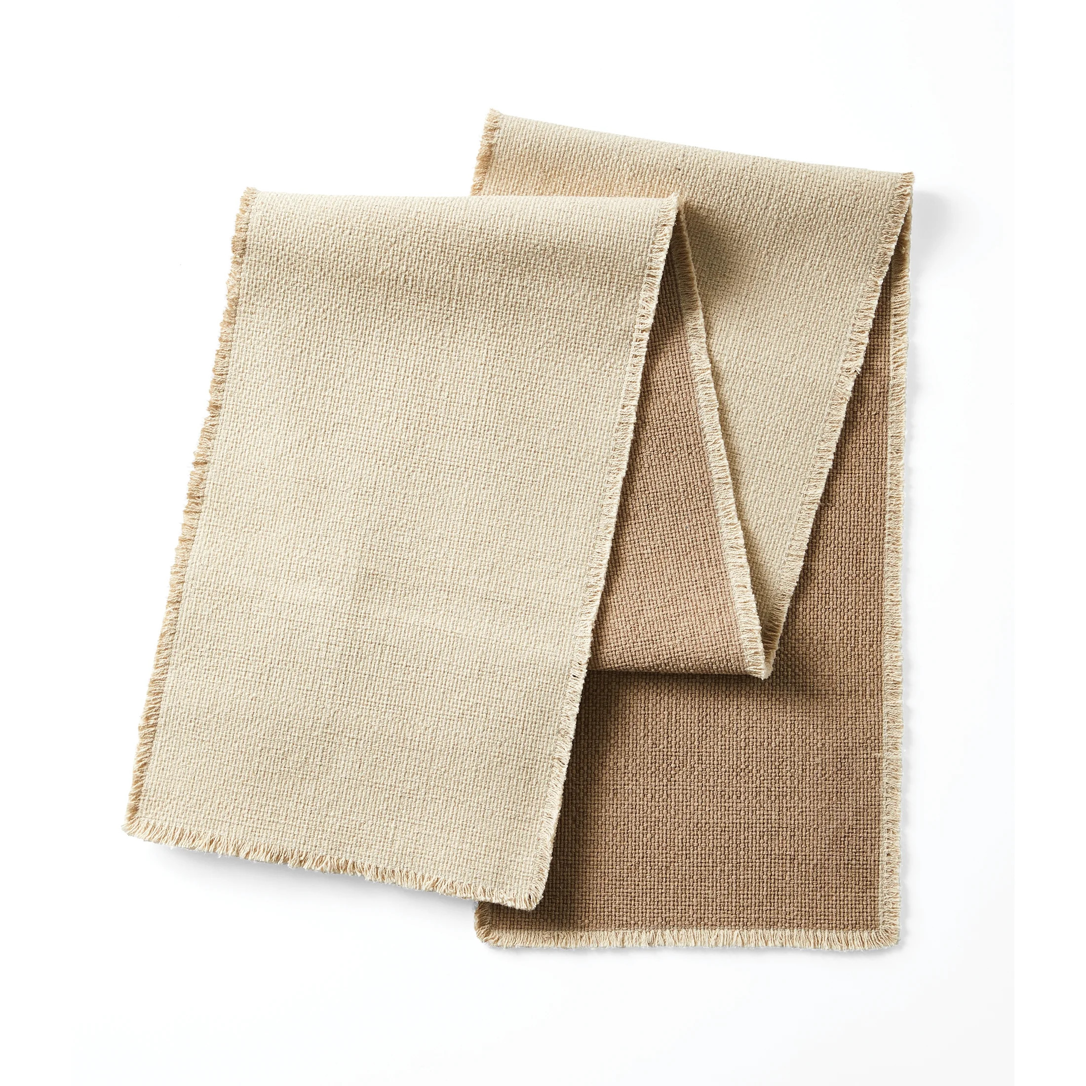 Better Homes & Gardens Fringe Cotton Rich 14" x 90" Table Runner, Camel | Walmart (US)