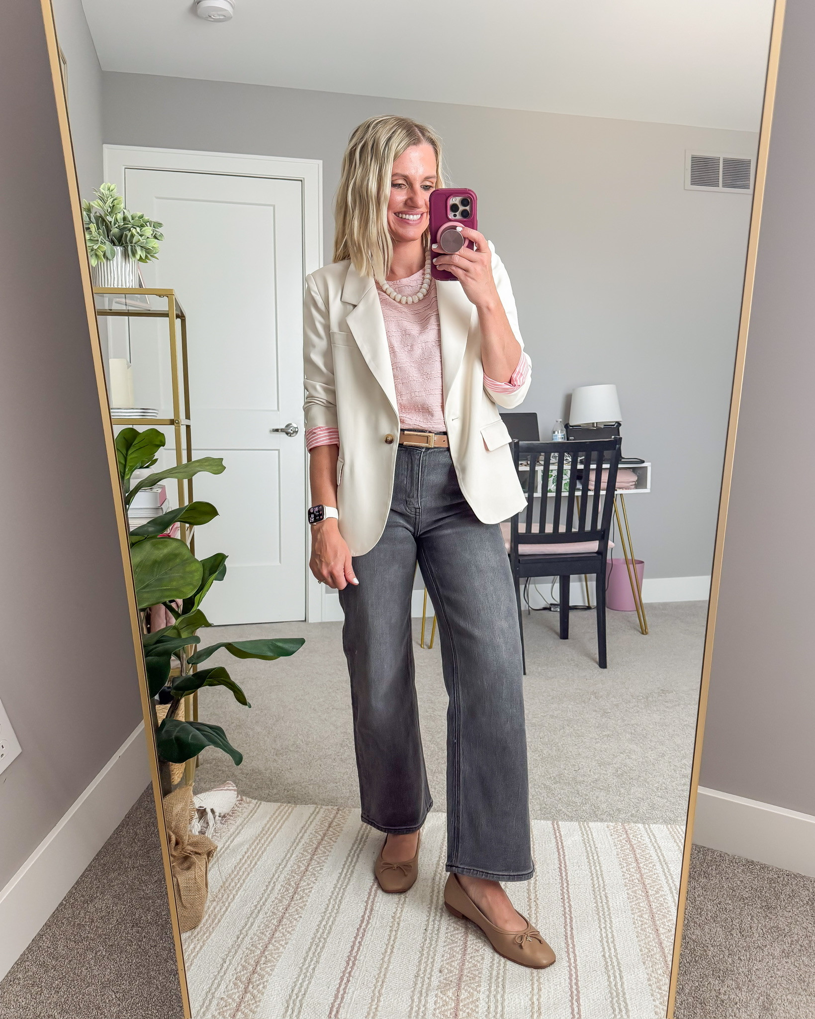 Teacher capsule wardrobe for Fall outfit.

#LTKootd #LTKOver40 #LTKPetite