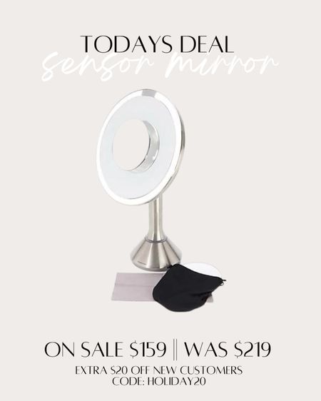 Deal of the day: sensor magnifying mirror 

#LTKGiftGuide #LTKsalealert #LTKbeauty