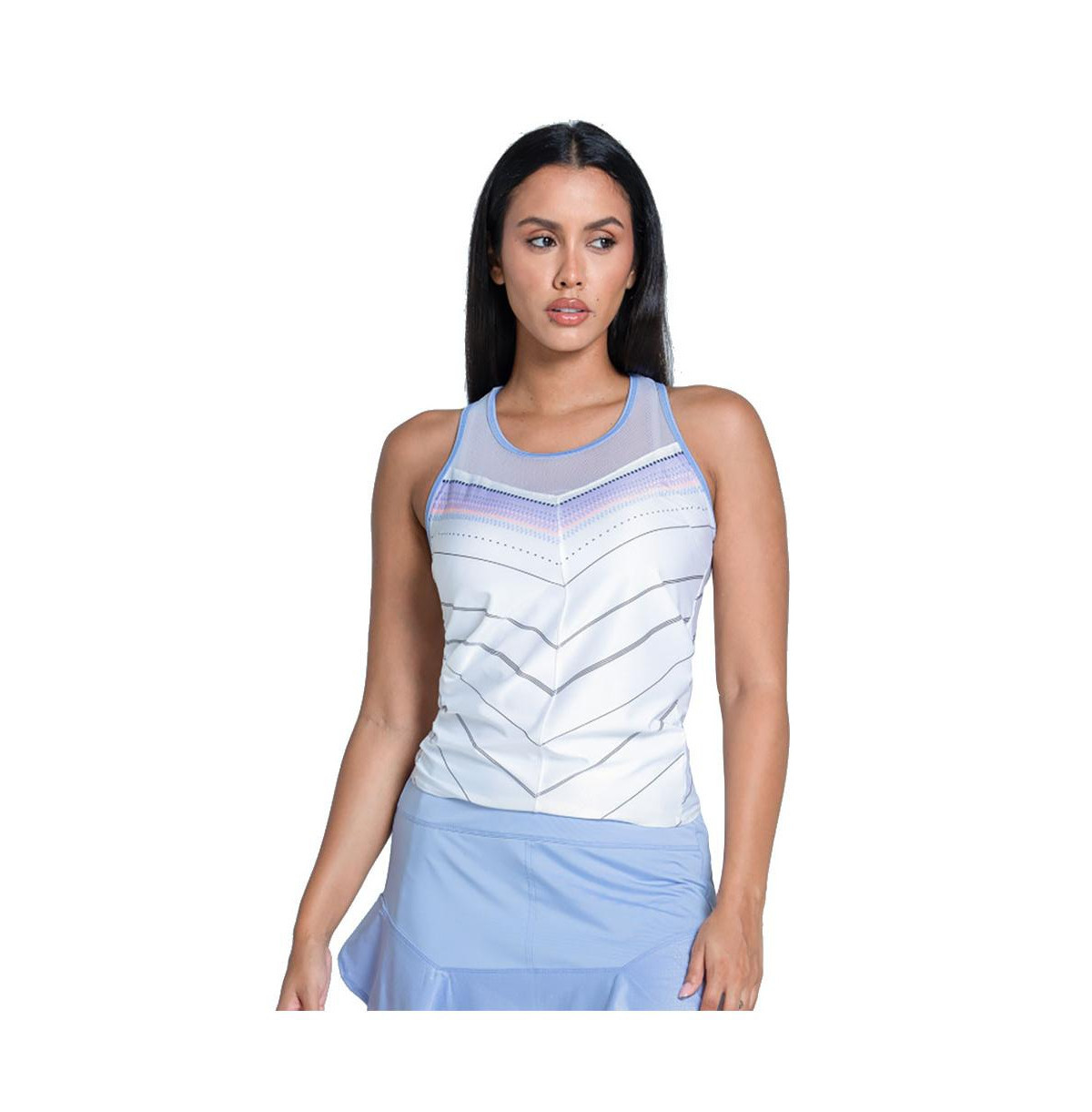 Lucky In Love Lavender Love Tie Back Womens Tennis Tank - Baby lavender | Macy's