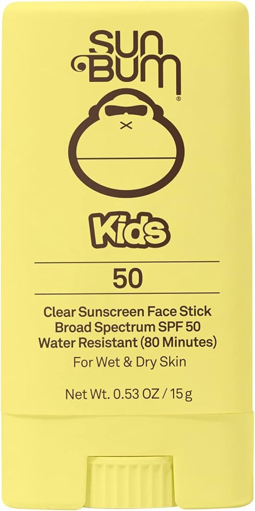 Sun Bum Kids SPF 50 Clear Sunscreen Face Stick | Wet or Dry Application | Hawaii 104 Reef Act Com... | Amazon (US)