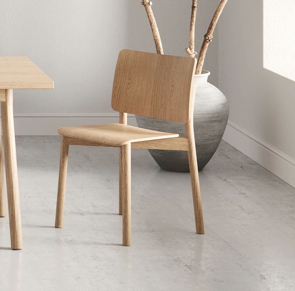 Datavius Solid Wood Stacking Side Chair | Wayfair North America