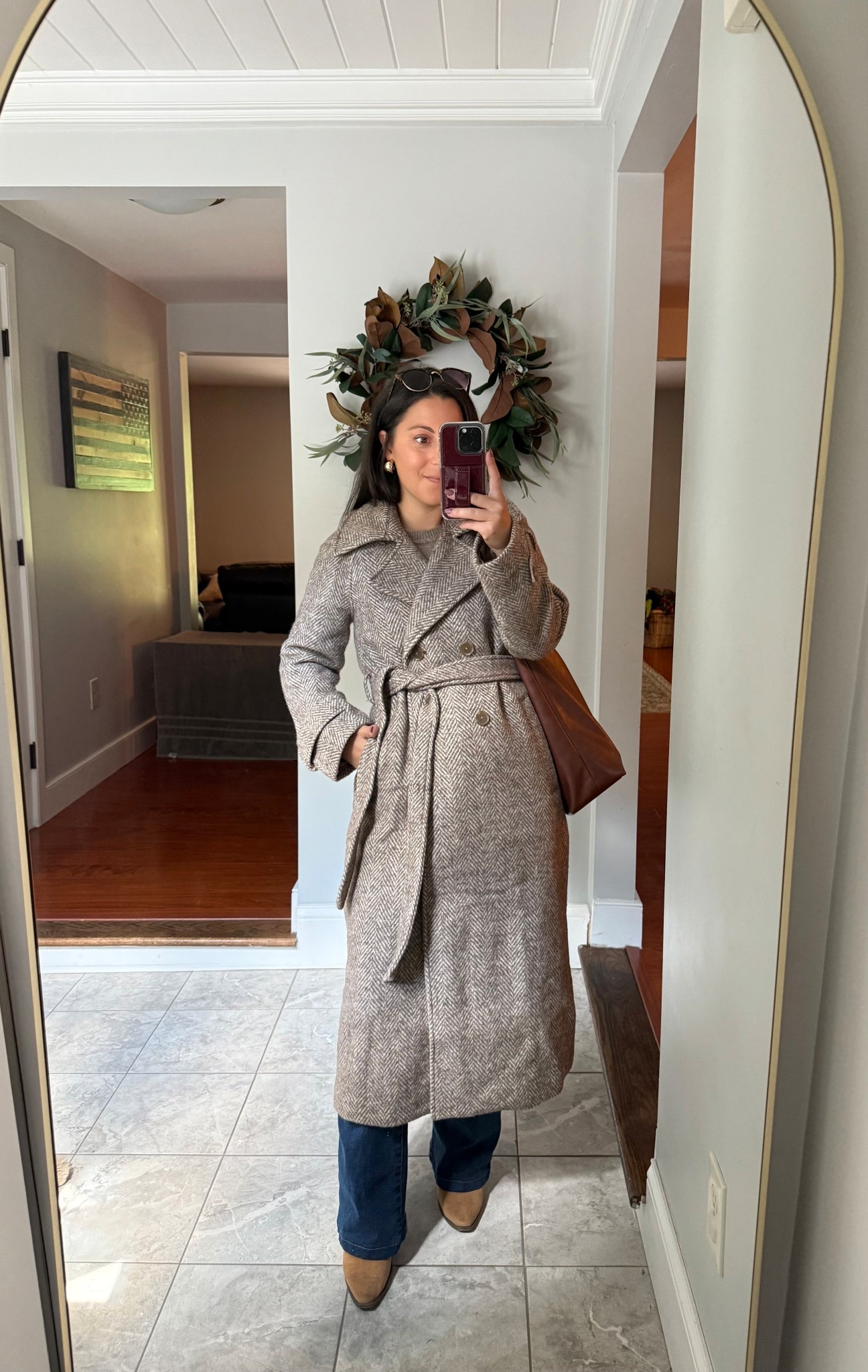 Coat selling out fast in this color! Other colors are better stocked right now though! Wearing size xs petite.

Fall jacket
Winter coat
Fall outfit
Trench coat

#LTKStyleTip #LTKSeasonal #LTKPetite