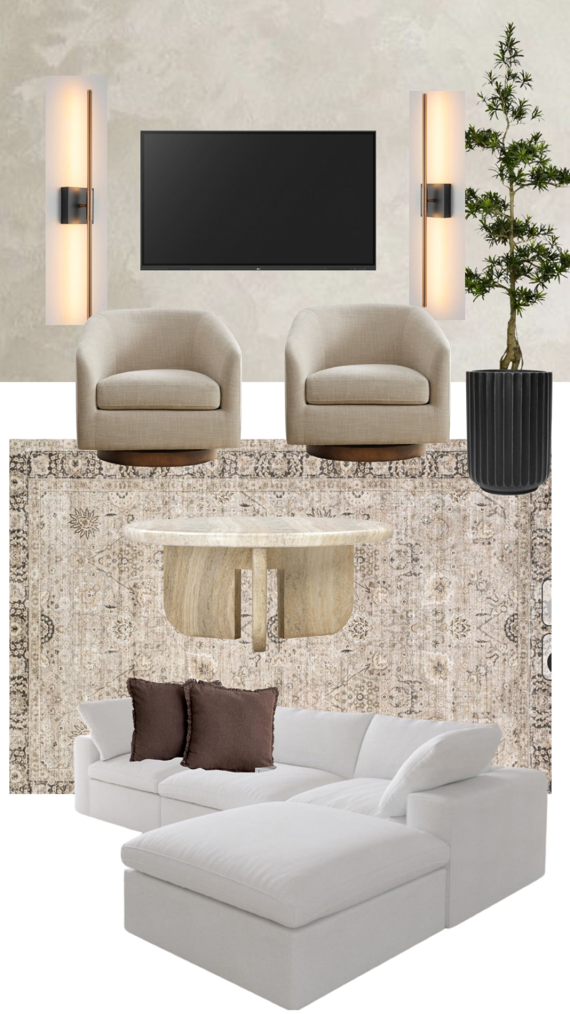 Looking for a little living room remodel with some modern organic vibes 🖤 

#LTKstyletip #LTKhome