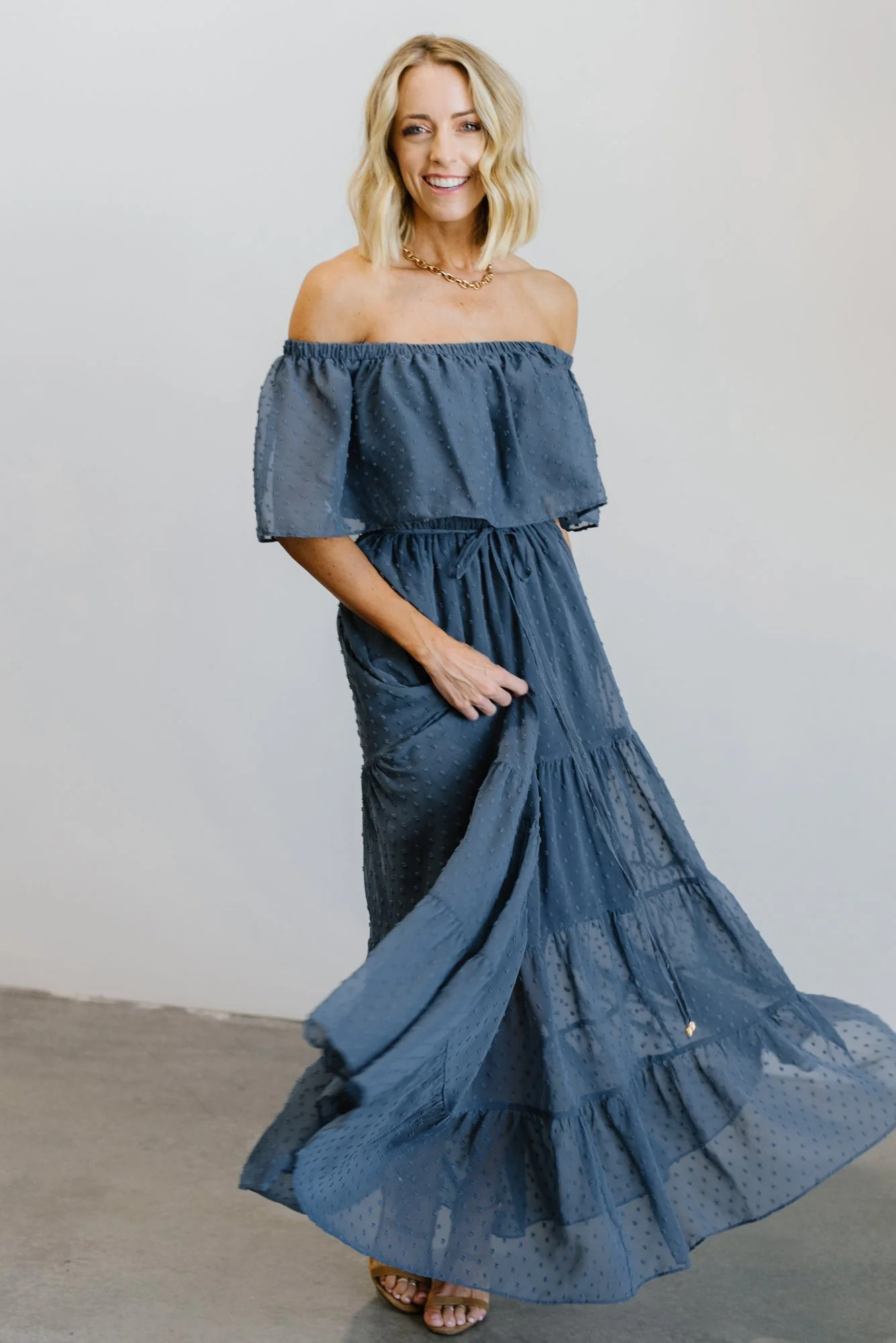 Swiss Dot Maxi Dress | Baltic Born