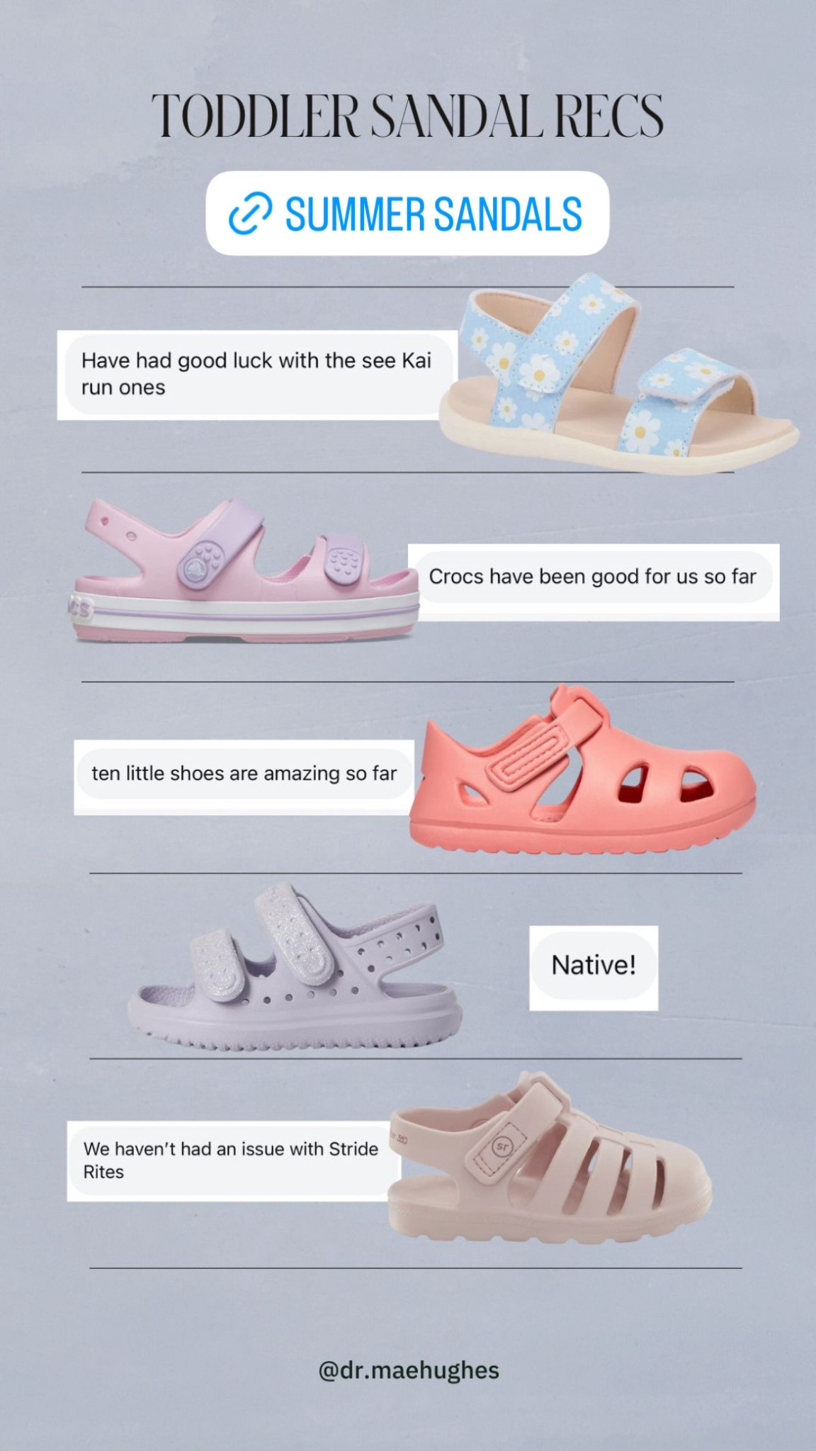 Here's the top recommended sandals for toddlers I got in my DMs! Our 3 year old loved the See Kai Run!


#LTKBaby #LTKKids #LTKFamily