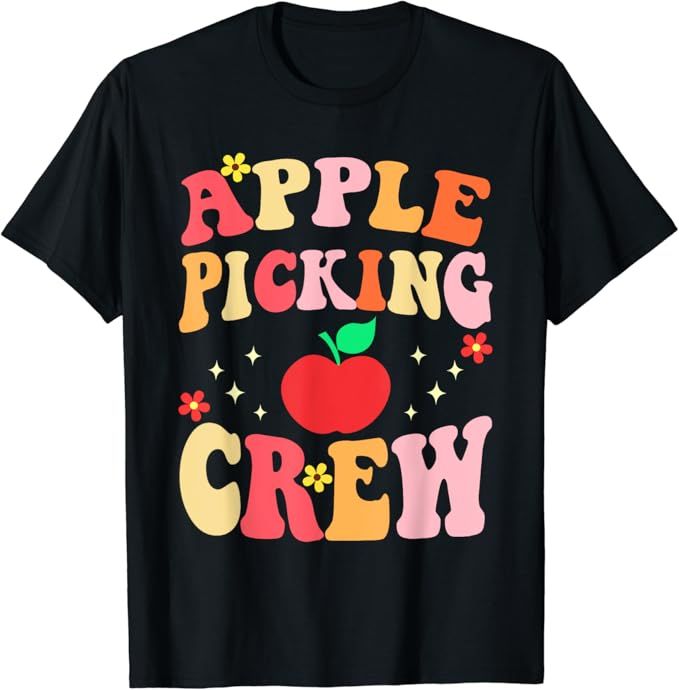 Apple Picking Crew Apple Picking Outfit Apple Harvest Season T-Shirt | Amazon (US)