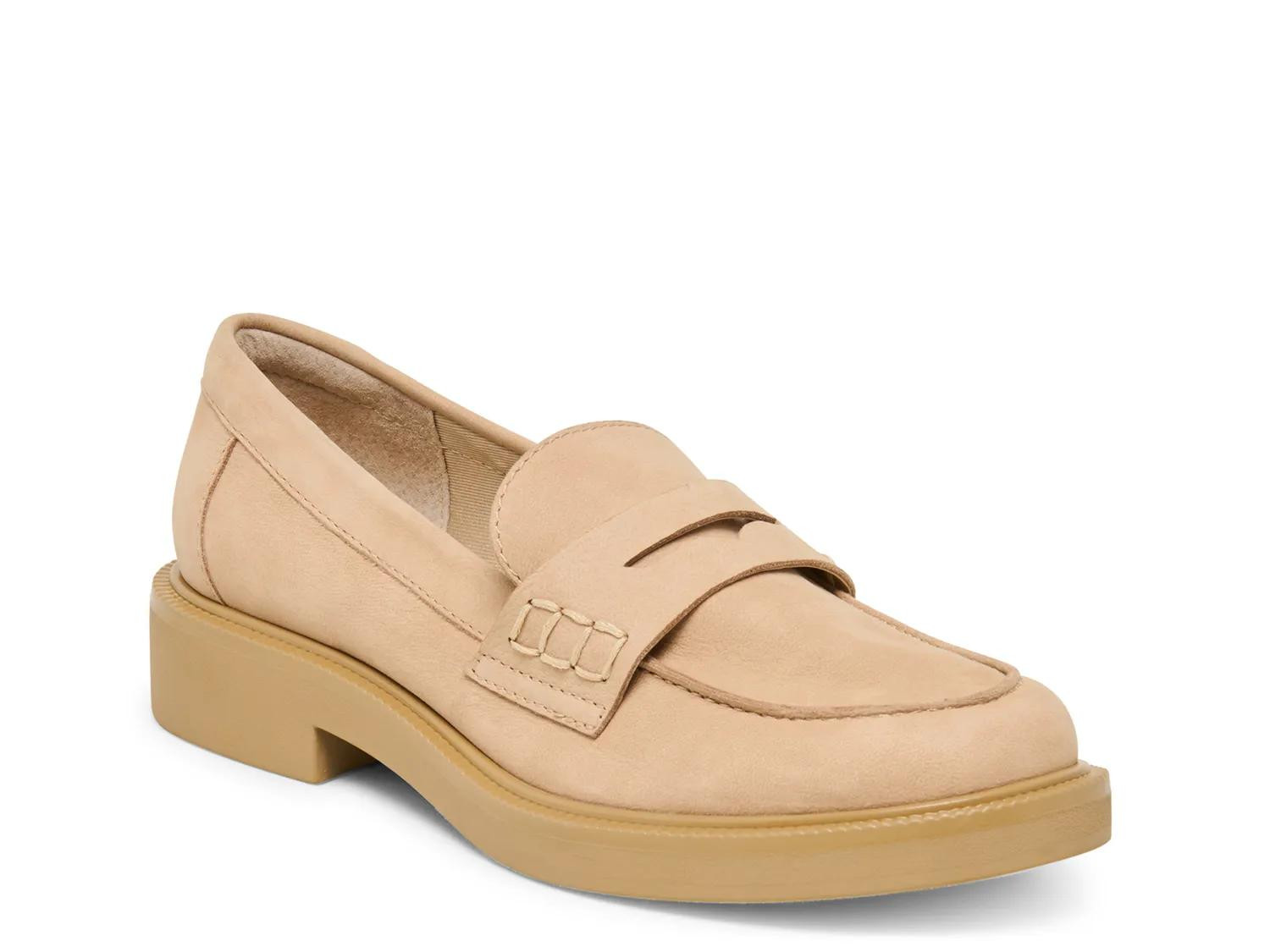 Dolce Vita Tiggy Penny Loafer | Women's | Taupe | Size 7.5 | Loafers | DSW