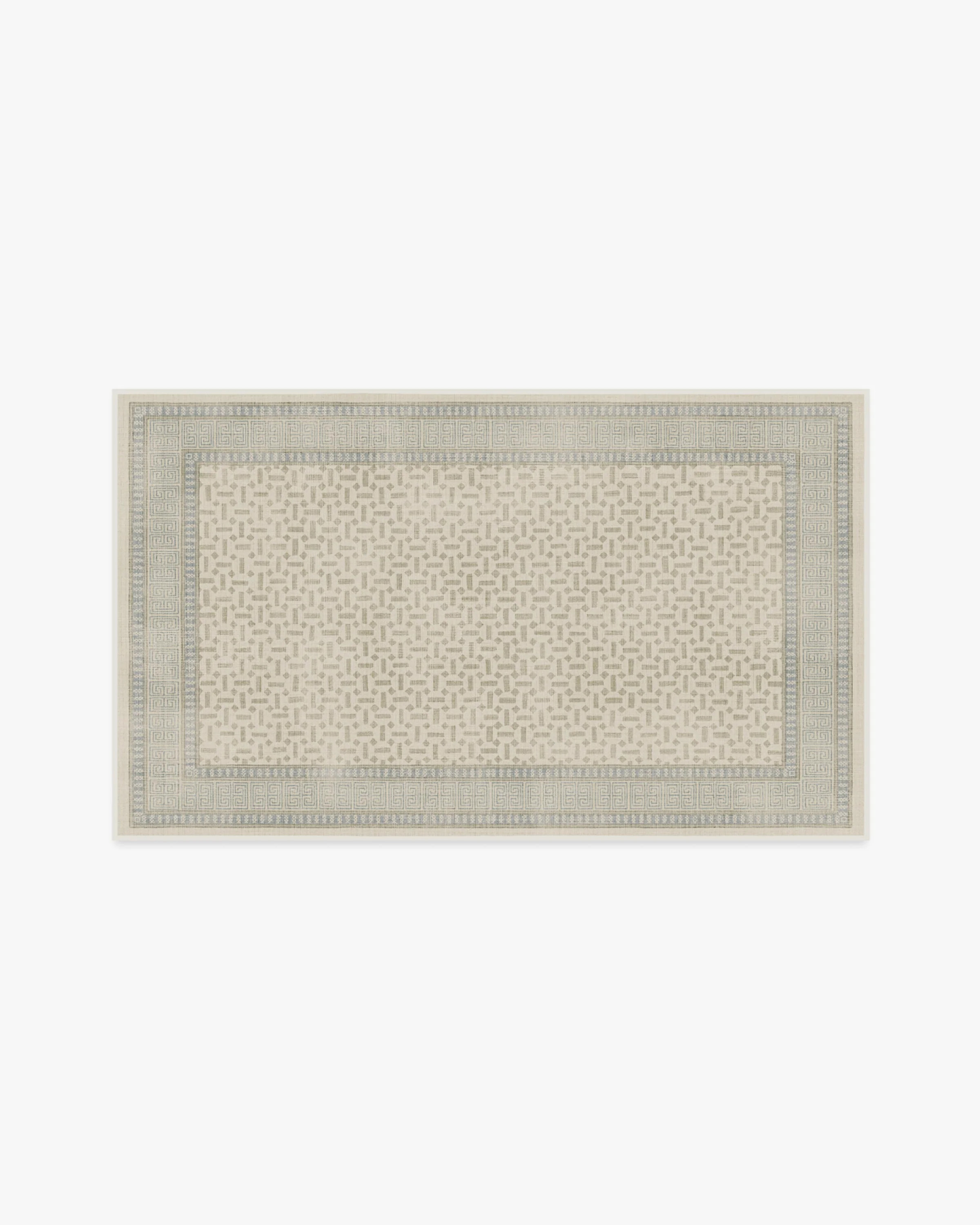 Kairos Ivory & Blue Rug | Ruggable | Ruggable