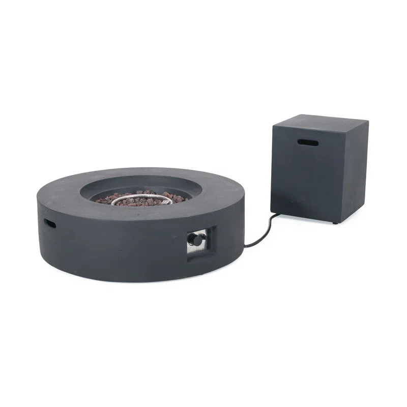 Fen Concrete Propane Smokeless Fire Pit Table | Wayfair North America